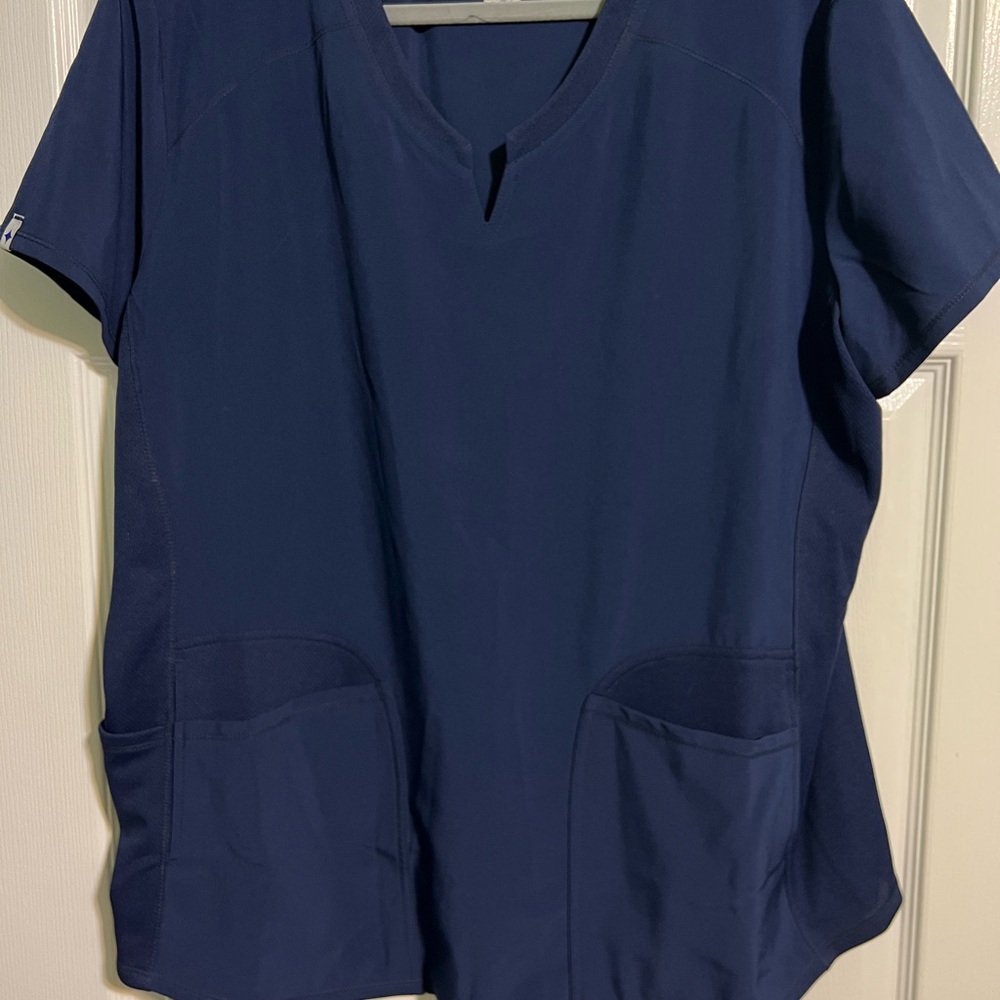 Scrubstar Classic Navy Short Sleeve Top